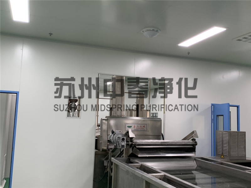 盱眙某龍蝦加工基地-凈化系統安裝